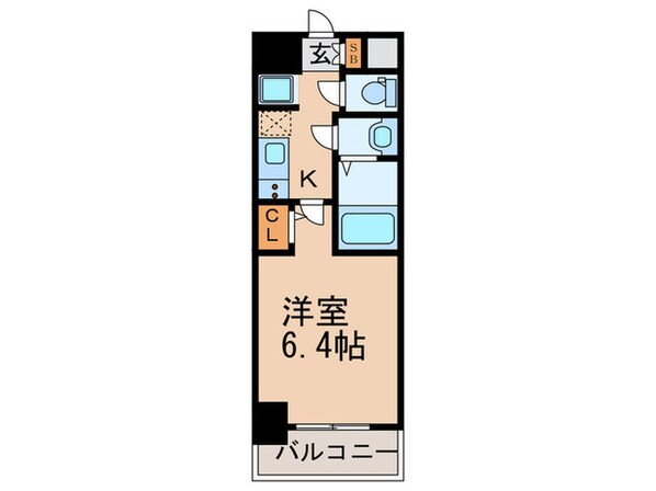 フレアコート梅田の物件間取画像